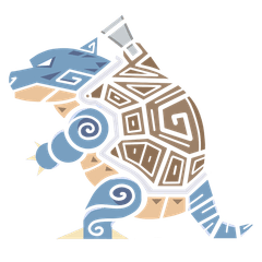 Blastoise Acrylic Charm